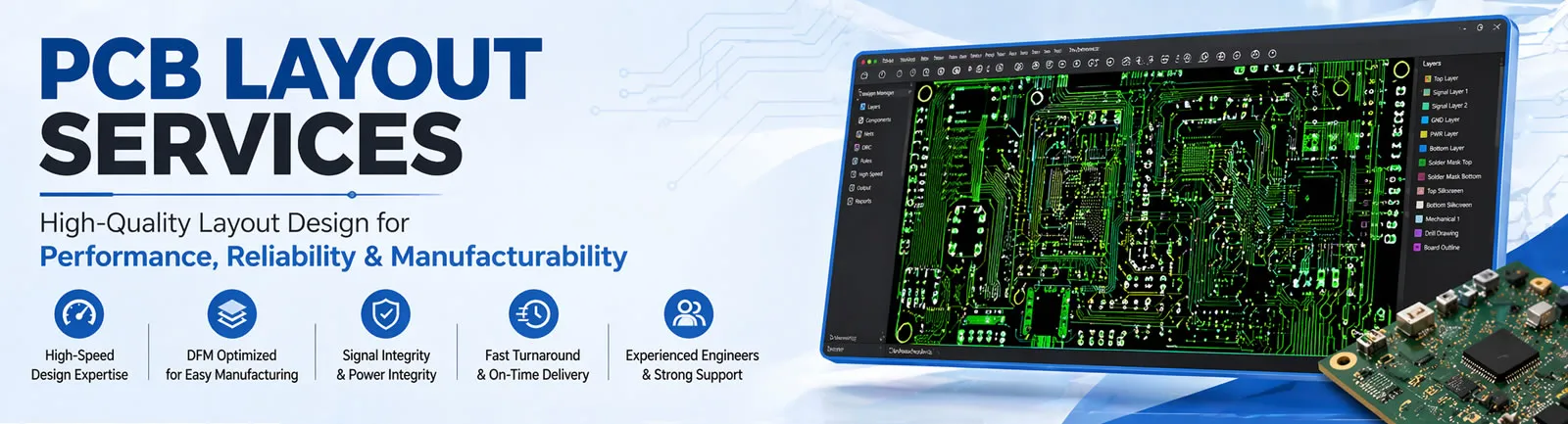 PCB Layout Services | High-Speed PCB Design & Layout - Tengxinjie